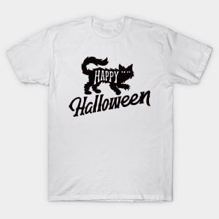 Happy Halloween cat T-Shirt